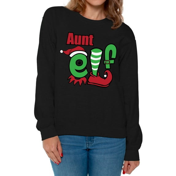 Awkward Styles Xmas Sweatshirt Christmas Aunt Elf Sweater