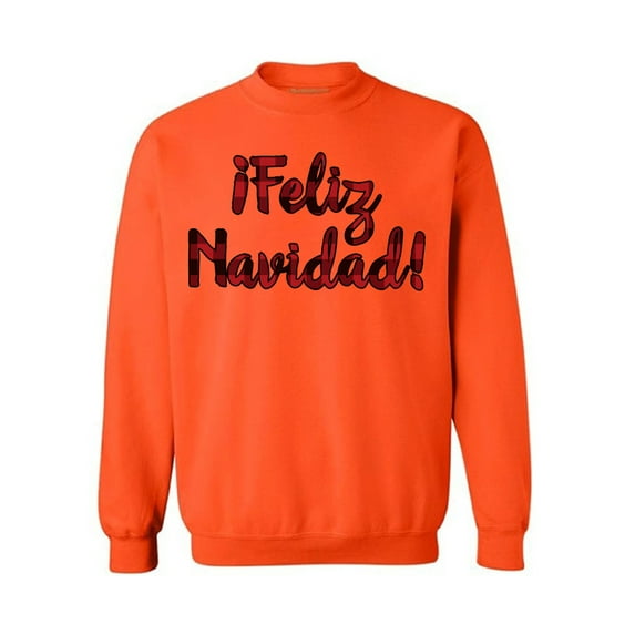 Awkward Styles Christmas Sweater Christmas Sweater Feliz Navidad Plaid Christmas Sweatshirt