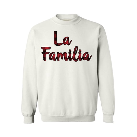 Awkward Styles Xmas Sweatshirt Christmas La Familia Plaid Sweater