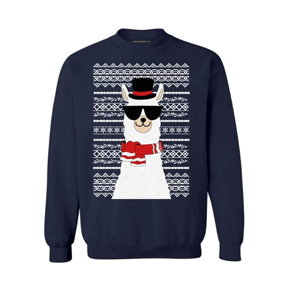 Awkward Styles Xmas Sweatshirt Christmas Llama Sweater