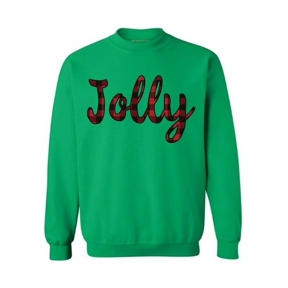 Awkward Styles Xmas Sweatshirt Christmas Plaid Jolly Sweater