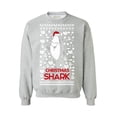 thumbnail image 1 of Awkward Styles Xmas Sweatshirt Christmas Shark In Hat Sweater, 1 of 5