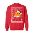 thumbnail image 1 of Awkward Styles Xmas Sweatshirt Christmas Smiling Shark Sweater, 1 of 5