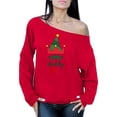 thumbnail image 1 of Awkward Styles Xmas Sweatshirt Off Shoulder Christmas Elf Daddy Sweater, 1 of 4