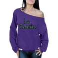 thumbnail image 1 of Awkward Styles Xmas Sweatshirt Off Shoulder Christmas Plaid La Familia Sweater, 1 of 4