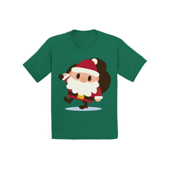 Awkward Styles Ugly Xmas T-Shirt for Baby Boys Girls Christmas Cartoon Santa Baby Shirt