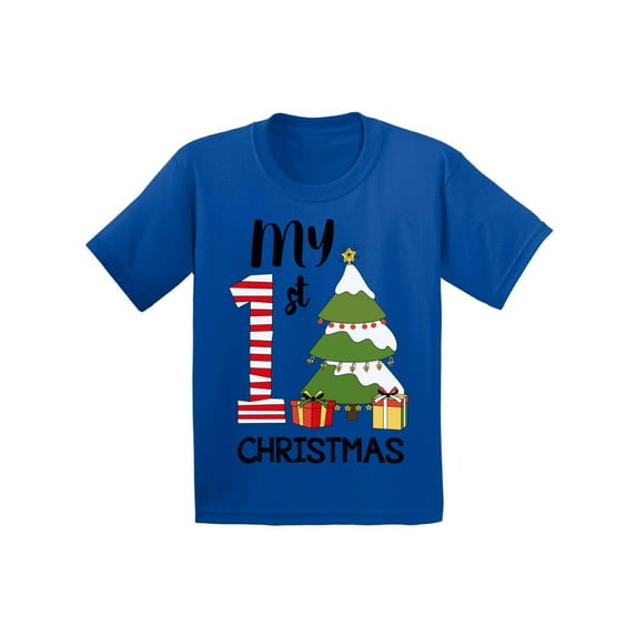 Awkward Styles Ugly Xmas T-Shirt for Baby Boys Girls My First Christmas Toddler Shirt