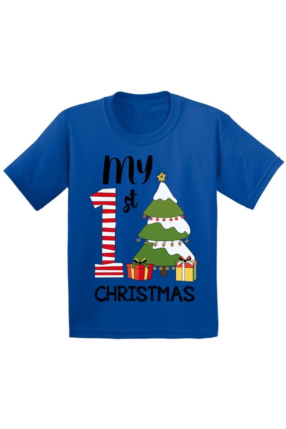 Ugly Xmas T-Shirt for Baby Boys Girls My First Christmas Toddler Shirt