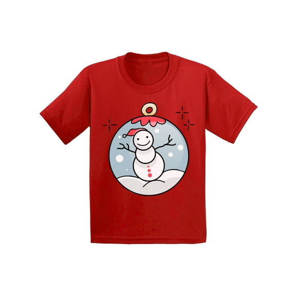 Awkward Styles Xmas T-Shirt for Baby Girls Boys Christmas Snowman Baby Shirt