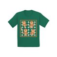 thumbnail image 1 of Awkward Styles Ugly Xmas T-Shirt for Baby Girls Boys Gingerbread Ninja Christmas Pattern Baby Shirt, 1 of 4