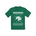 thumbnail image 1 of Awkward Styles Ugly Xmas T-Shirt for Baby Girls Boys White Christmas Unicorn Baby Shirt, 1 of 4