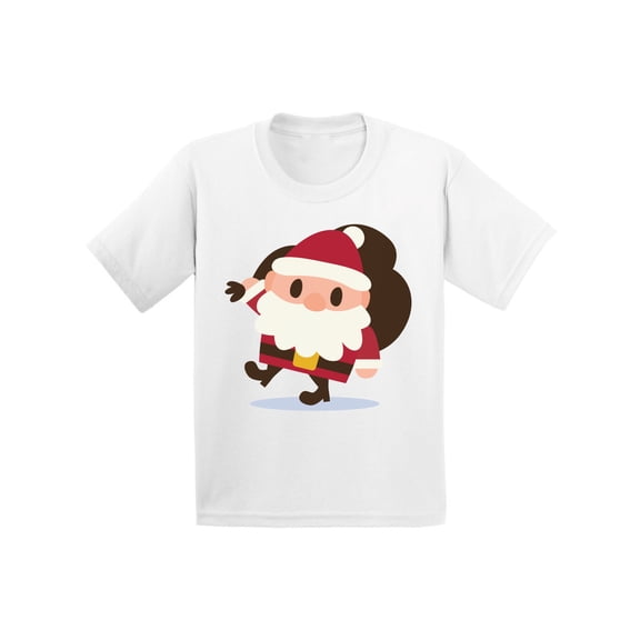 Awkward Styles Xmas T-Shirt for Boys Girls Christmas Cartoon Santa Kids T Shirts