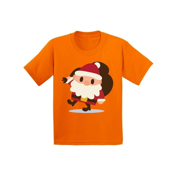Awkward Styles Xmas T-Shirt for Boys Girls Christmas Cartoon Santa Kids T Shirts