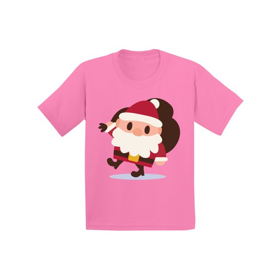 Awkward Styles Xmas T-Shirt for Boys Girls Christmas Cartoon Santa Kids T Shirts