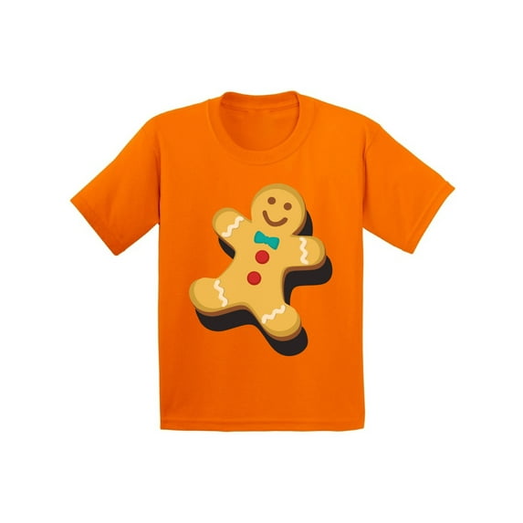 Awkward Styles Ugly Xmas T-Shirt for Boys Girls Christmas Gingerbread Kids T Shirts