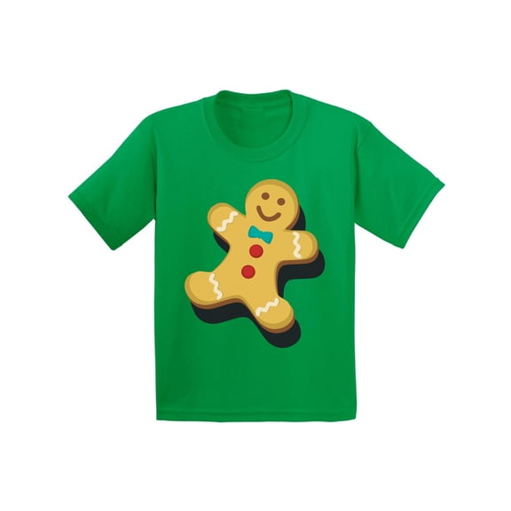 Awkward Styles Ugly Xmas T-Shirt for Boys Girls Christmas Gingerbread Kids T Shirts