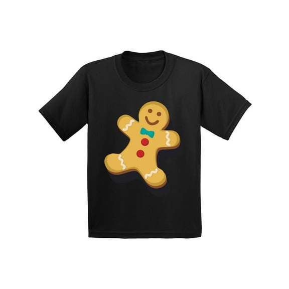 Awkward Styles Ugly Xmas T-Shirt for Boys Girls Christmas Gingerbread Kids T Shirts