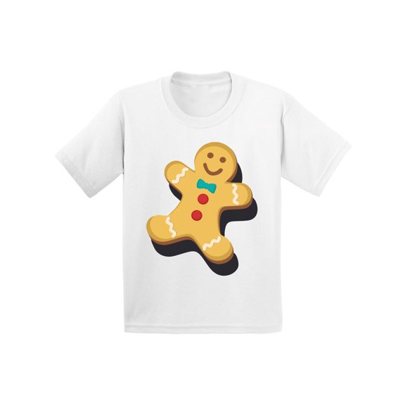 Awkward Styles Ugly Xmas T-Shirt for Boys Girls Christmas Gingerbread Kids T Shirts