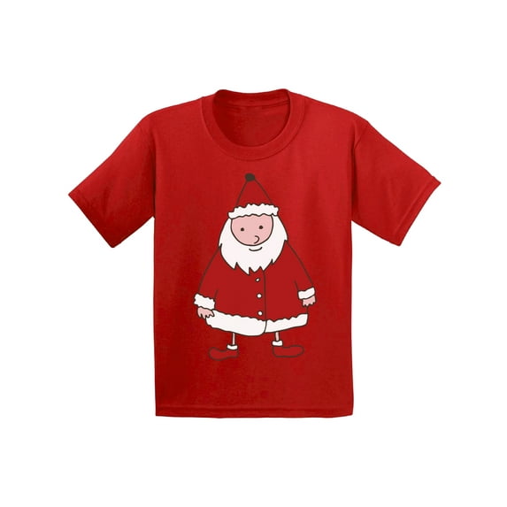 Awkward Styles Xmas T-Shirt for Boys Girls Christmas Santa Claus Kids T Shirts