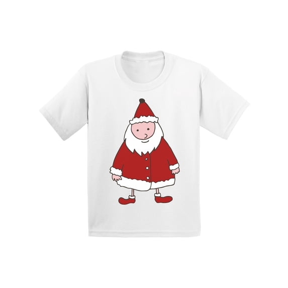 Awkward Styles Xmas T-Shirt for Boys Girls Christmas Santa Claus Kids T Shirts