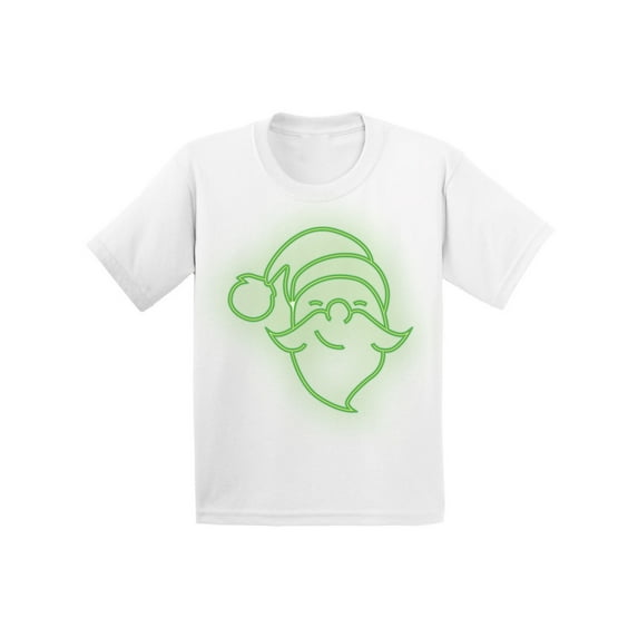 Awkward Styles Xmas T-Shirt for Boys Girls Neon Christmas Santa Kids T Shirts