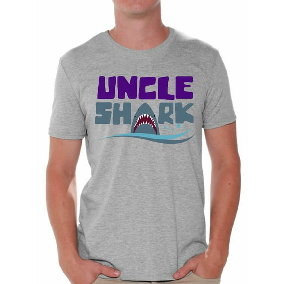 Awkward Styles Uncle Shark Tshirt Shark Family Shirts Family Vacation Shirts Men's Shark T Shirt Matching Family Collection Best Uncle Shirts Cute Shark Tshirts for Family Shark Themed Party Outfit