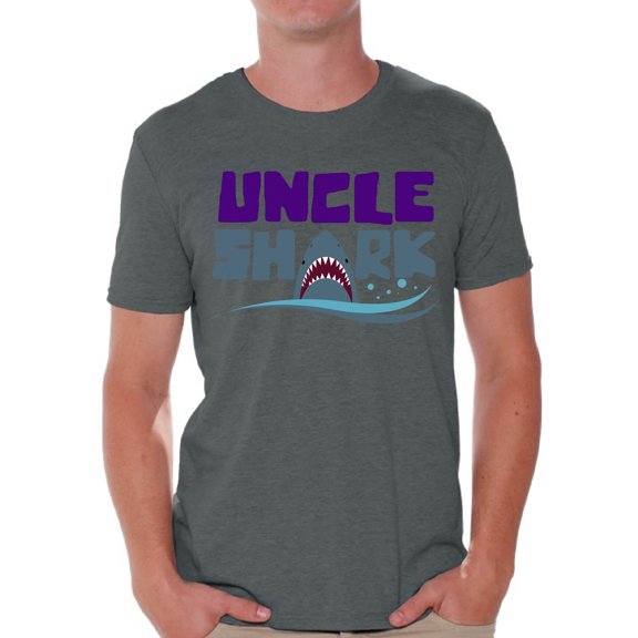 Awkward Styles Uncle Shark Tshirt Shark Family Shirts Family Vacation Shirts Men's Shark T Shirt Matching Family Collection Best Uncle Shirts Cute Shark Tshirts for Family Shark Themed Party Outfit