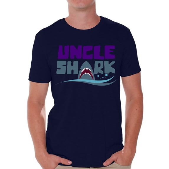 Awkward Styles Uncle Shark Tshirt Shark Family Shirts Family Vacation Shirts Men's Shark T Shirt Matching Family Collection Best Uncle Shirts Cute Shark Tshirts for Family Shark Themed Party Outfit