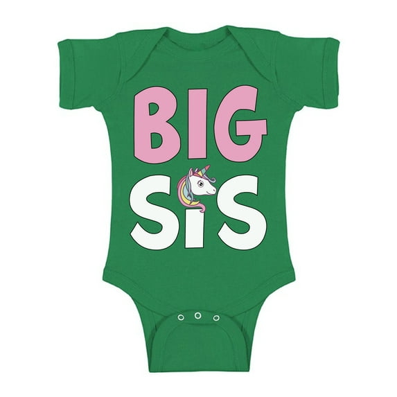 Awkward Styles Unicorn Baby Bodysuit Short Sleeve Unicorn Romper for Sister One Piece Sister One Piece Top Birthday Gifts for Baby Girls Bodysuit for Little One Cute Baby Clothing for Girls Kids Gifts