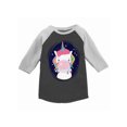 thumbnail image 1 of Awkward Styles Unicorn Reglan Shirts for Toddler Unicorn T-shirts for Kids Cute Unicorn Gift Boy Baseball Shirt Girl Baseball Shirt Unicorn Birthday Tshirt Unicorn Themed Party, 1 of 4