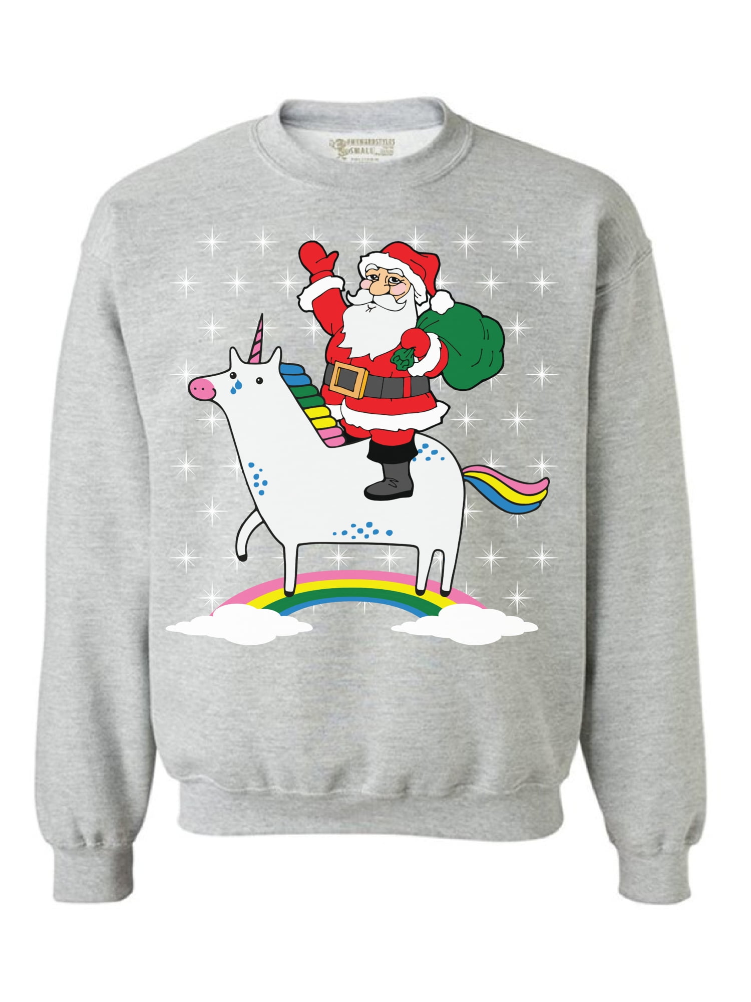 Santa unicorn sweater hotsell