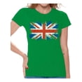 thumbnail image 1 of Awkward Styles Union Jack Shirt Women T Shirt British Ladies T-Shirt English Shirt I Love England Shirt New England T Shirt Nifty Shirt for Ladies T Shirt Girls Clothing United Kingdom Gifts, 1 of 4