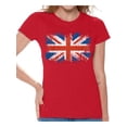thumbnail image 1 of Awkward Styles Union Jack Shirt Women T Shirt British Ladies T-Shirt English Shirt I Love England Shirt New England T Shirt Nifty Shirt for Ladies T Shirt Girls Clothing United Kingdom Gifts, 1 of 4