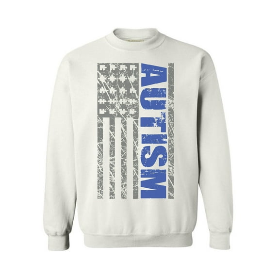 Awkward Styles Unisex Autism Awareness American Flag Graphic Sweatshirt Tops