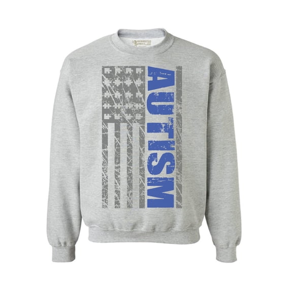 Awkward Styles Unisex Autism Awareness American Flag Graphic Sweatshirt Tops
