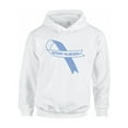 thumbnail image 1 of Awkward Styles Unisex Autism Awareness Blue Ribbon Graphic Hoodie Tops Autistic Support, 1 of 5