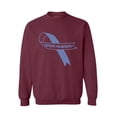 thumbnail image 1 of Awkward Styles Unisex Autism Awareness Blue Ribbon Graphic Sweatshirt Tops Autistic Support, 1 of 5