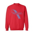 thumbnail image 1 of Awkward Styles Unisex Autism Awareness Blue Ribbon Graphic Sweatshirt Tops Autistic Support, 1 of 5