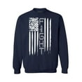 thumbnail image 1 of Awkward Styles Unisex Brain Cancer Graphic Sweatshirt Tops Distressed American Flag Fight Gray Ribbon, 1 of 5