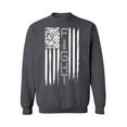 thumbnail image 1 of Awkward Styles Unisex Brain Cancer Graphic Sweatshirt Tops Distressed American Flag Fight Gray Ribbon, 1 of 5