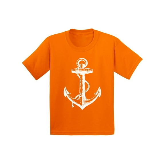 Awkward Styles Unisex Clothes Children's Themed Birthday Party Little Sailor Cute Clothing Anchor Youth T Shirt Anchor Style Captain Shirts for Kids Marine T-Shirt for Boys Sea Shirt for Girls