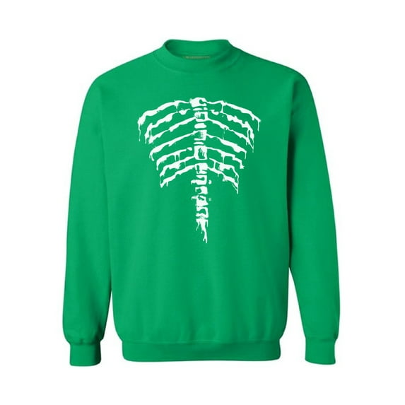 Awkward Styles Unisex Halloween Graphic Sweatshirt Tops Ribcage Halloween Skeleton