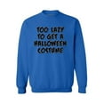 thumbnail image 1 of Awkward Styles Unisex Halloween Graphic Sweatshirt Tops Too Lazy To Get A Halloween, 1 of 5