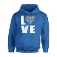 thumbnail image 1 of Awkward Styles Unisex Love Puzzles Autism Awareness Graphic Hoodie Tops Autistic Support, 1 of 5