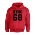 thumbnail image 1 of Awkward Styles Unisex Martin Luther King Graphic Hoodie Tops King 1968 Hooded Sweatshirt, 1 of 5