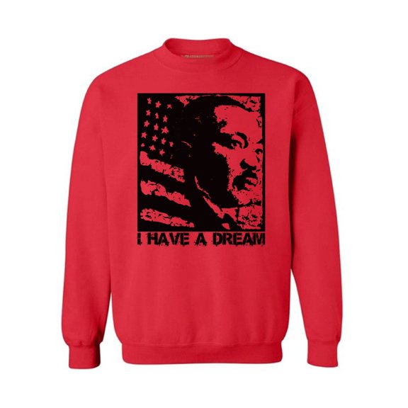 Awkward Styles Unisex Martin Luther King Graphic Sweatshirt Tops American Flag Crewneck