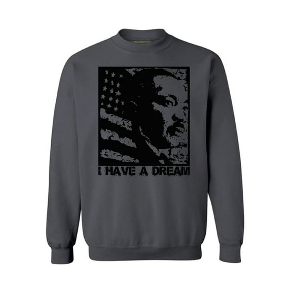 Awkward Styles Unisex Martin Luther King Graphic Sweatshirt Tops American Flag Crewneck