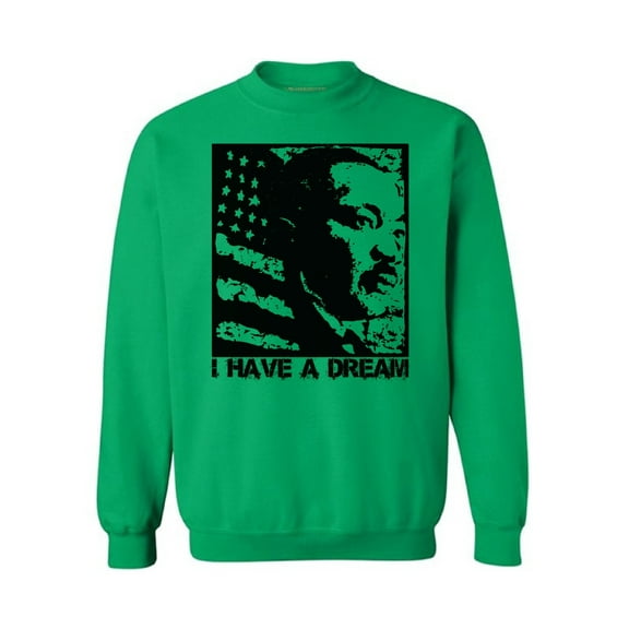 Awkward Styles Unisex Martin Luther King Graphic Sweatshirt Tops American Flag Crewneck