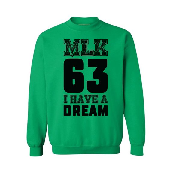 Awkward Styles Unisex Martin Luther King Graphic Sweatshirt Tops I Have a Dream Crewneck Black