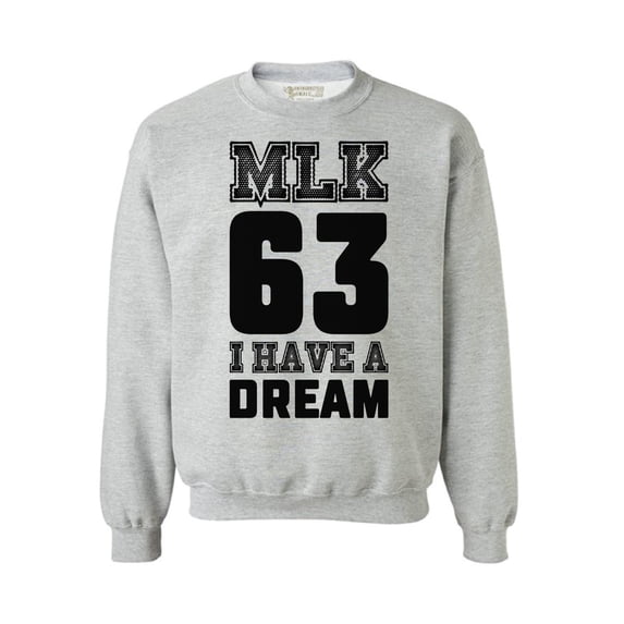 Awkward Styles Unisex Martin Luther King Graphic Sweatshirt Tops I Have a Dream Crewneck Black